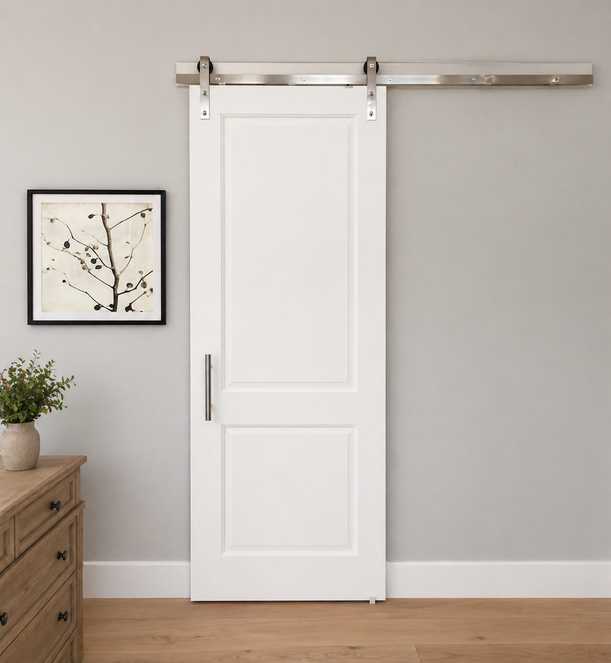 Barn Door on Modern Tracks Systems
